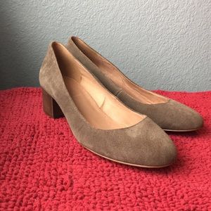 Madewell Suede Block Heels
